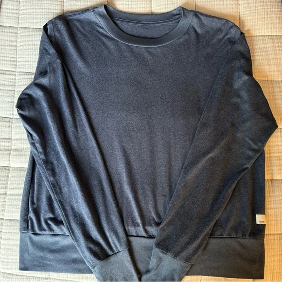 Vuori Women's Daydream Crew Ink Heather Medium - Picture 2 of 4